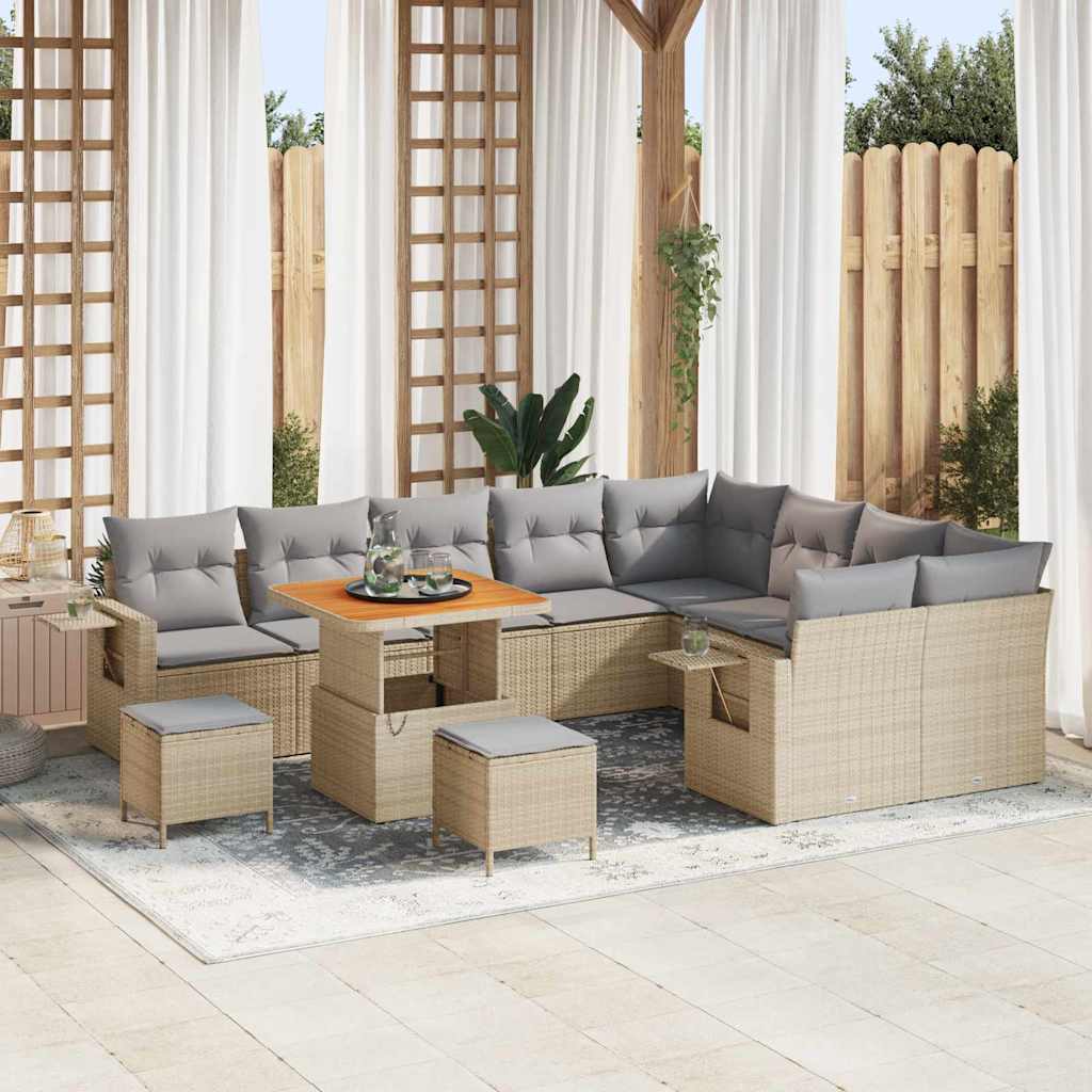 Tuin Sofa Set Met Kussen 12 Pcs 100 X 100 X 71 Cm