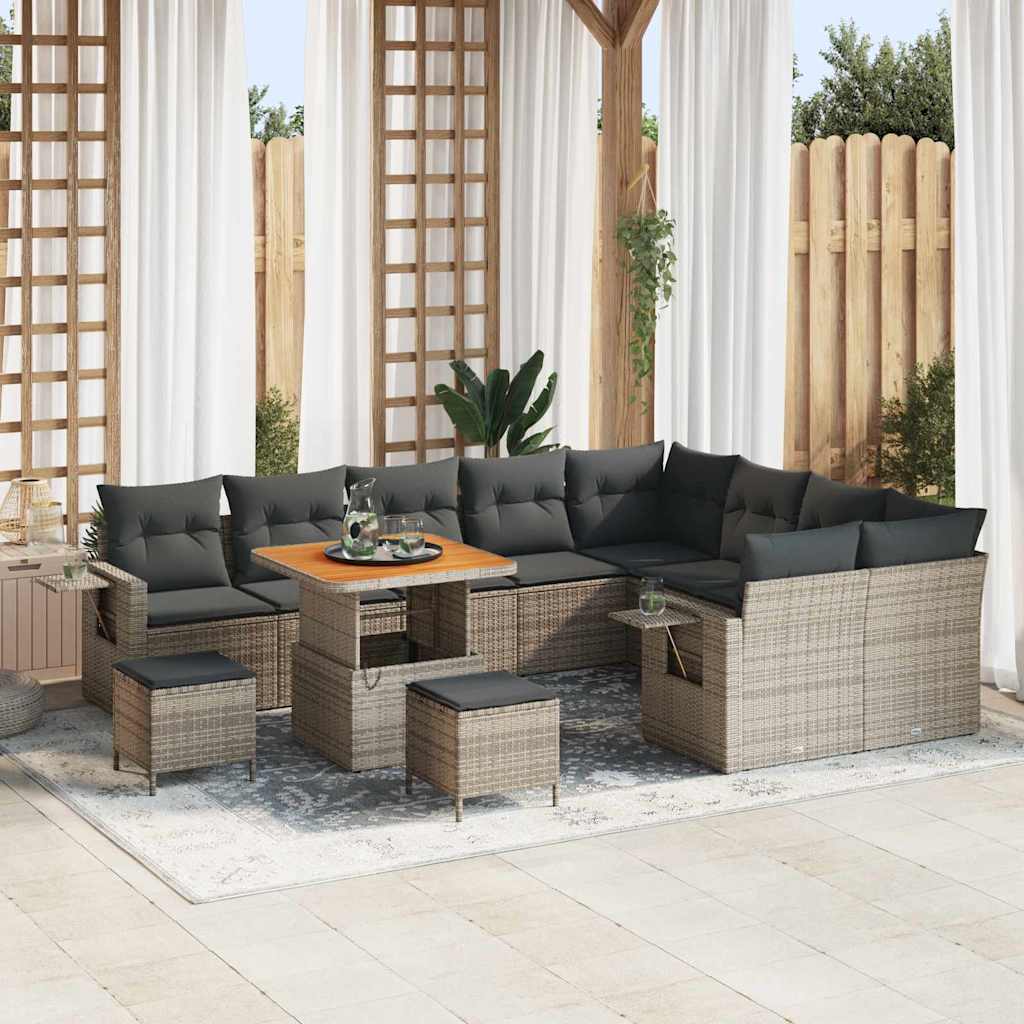 Tuin Sofa Set Met Kussen 12 Pcs 100 X 100 X 71 Cm