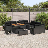 Tuin Sofa Set Met Opslag 13 Pcs Poly Riet