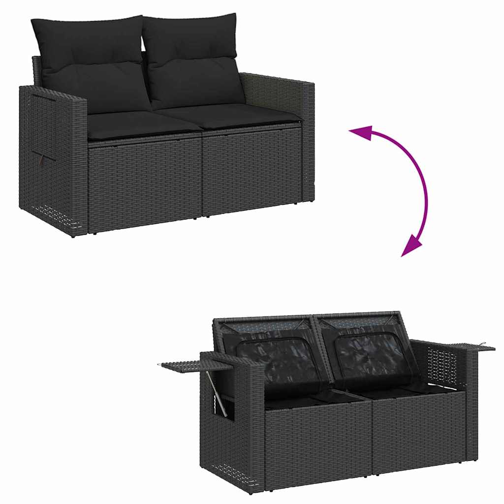 Tuin Sofa Set Met Opslag 13 Pcs Poly Riet