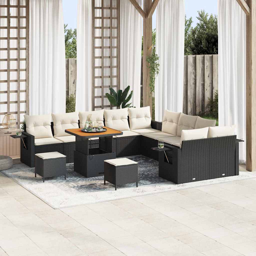 Tuin Sofa Set Met Opslag 13 Pcs Poly Riet