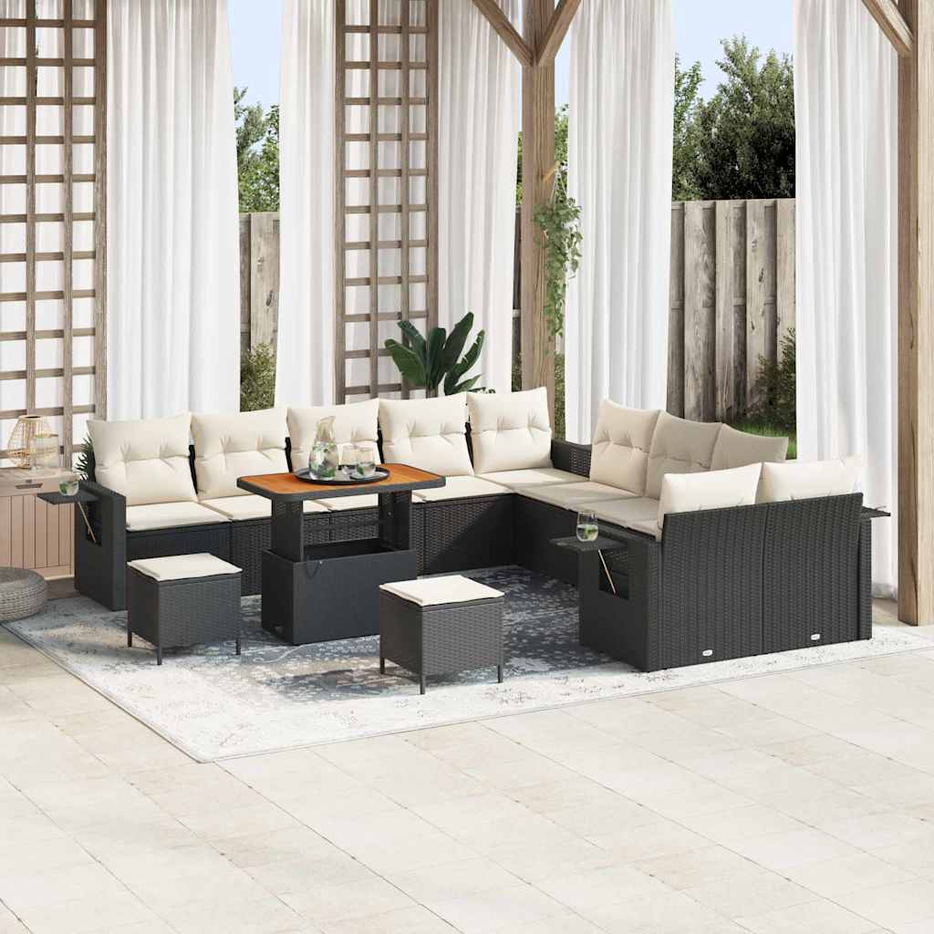 Tuin Sofa Set Met Opslag 13 Pcs Poly Riet