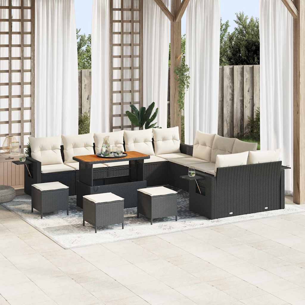 Tuin Sofa Set Met Opslag 13 Pcs Poly Riet
