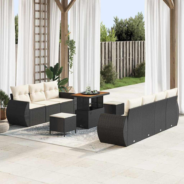 Tuin Sofa Set Met Kussen 10 Pcs 80 X 80 X 71 Cm