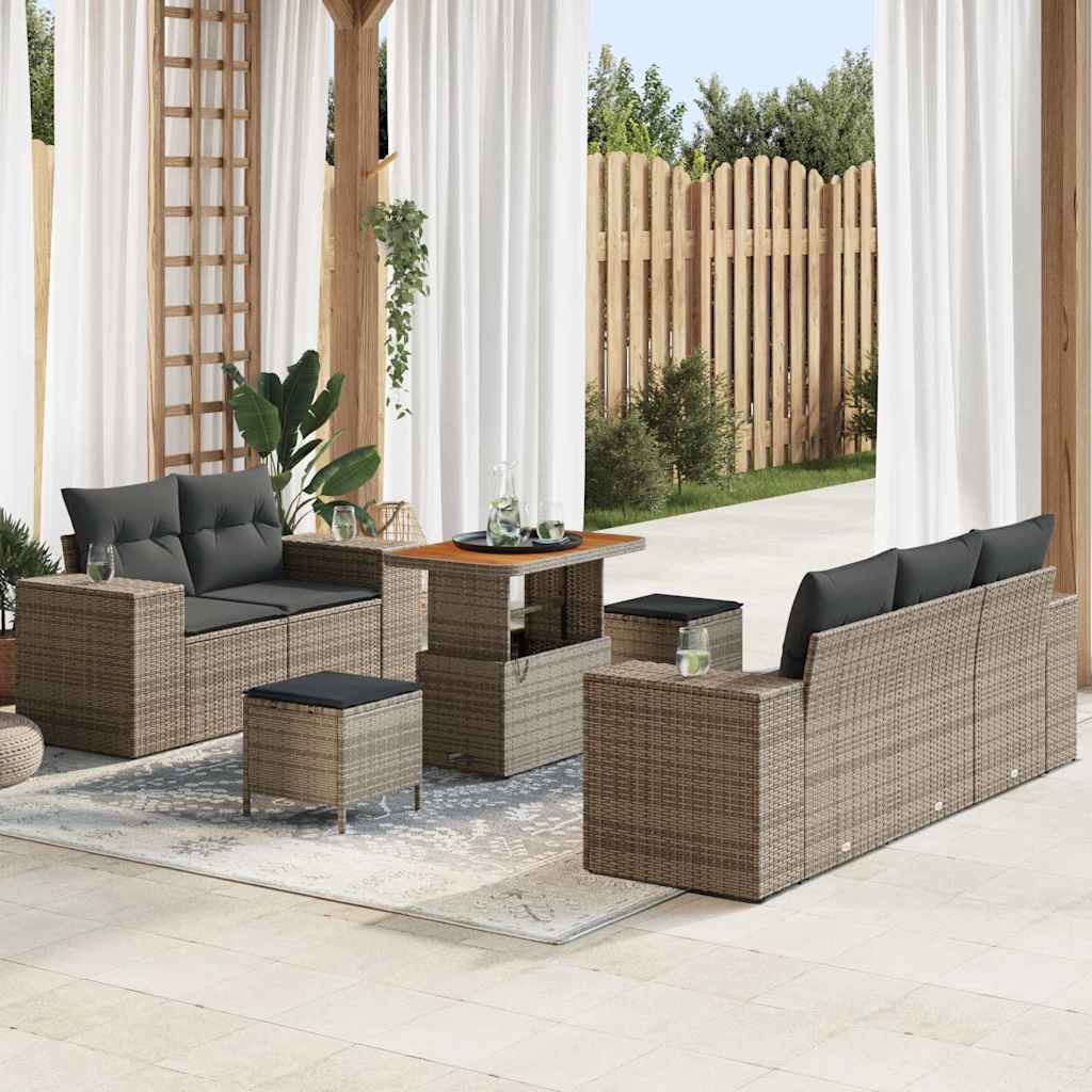 Tuin Sofa Set Met Kussen Met Opslag 8 Pcs 80 X 80 X 71 Cm