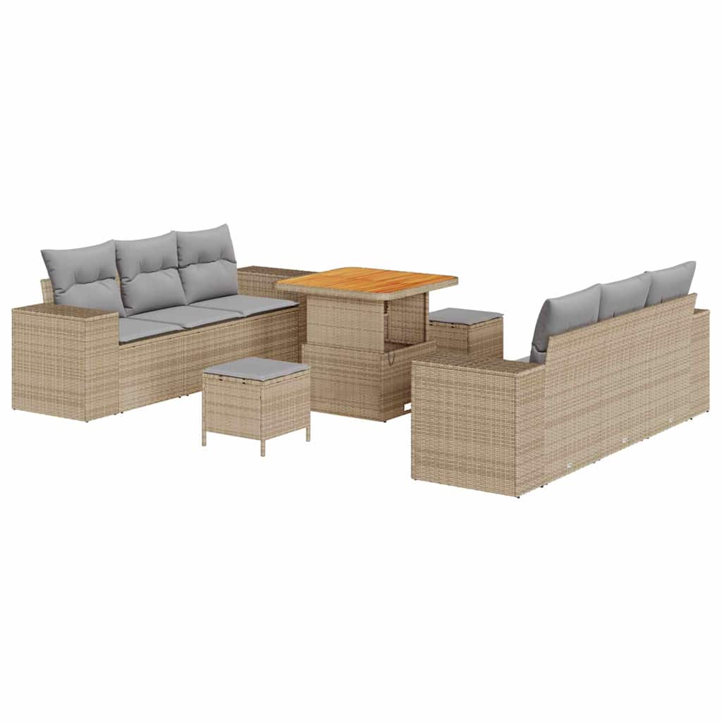Tuin Sofa Set 9 Pcs En 80 X 80 X 71 Cm