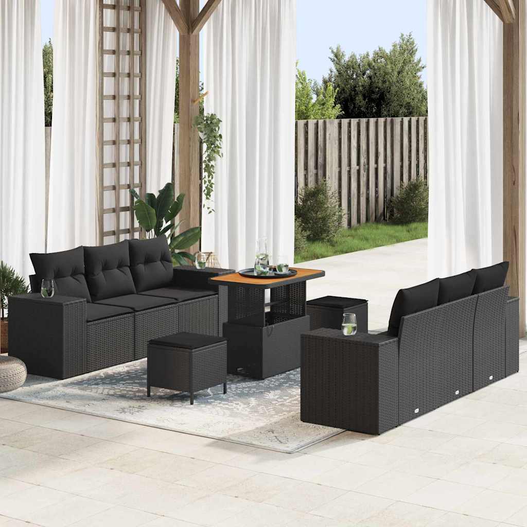 Tuin Sofa Set 9 Pcs En 80 X 80 X 71 Cm