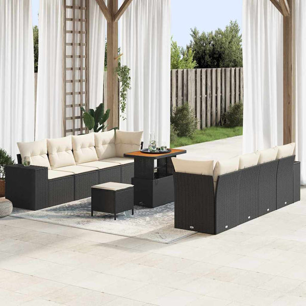 Tuin Sofa Set Met Kussen 11 Pcs 80 X 80 X 71 Cm