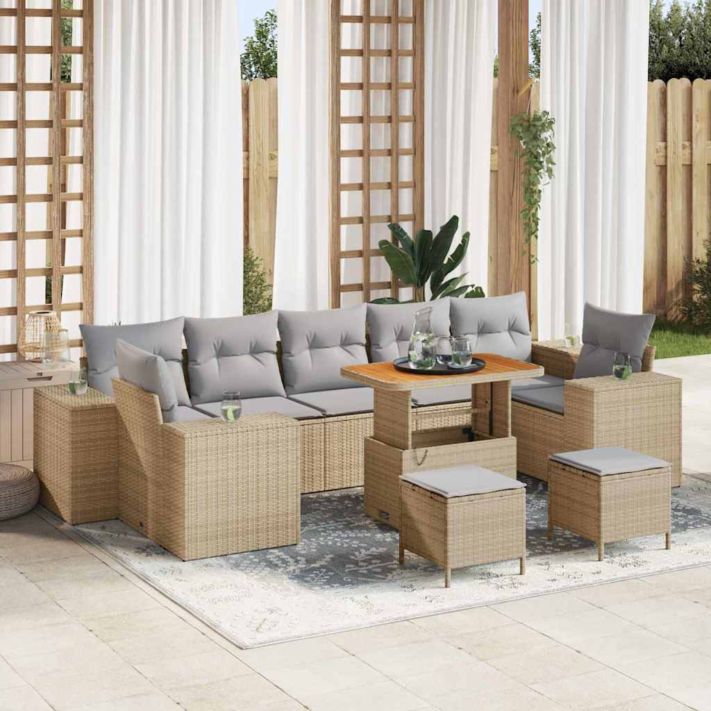 Tuin Sofa Set Met Kussen 10 Pcs 90 X 55 X 71 Cm