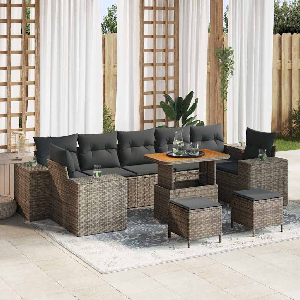Tuin Sofa Set Met Kussen 10 Pcs 90 X 55 X 71 Cm