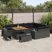 Tuin Sofa Set Met Kussen 12 Pcs 100 X 100 X 71 Cm