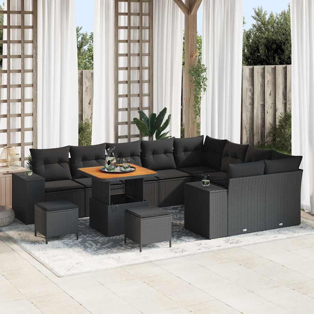 Tuin Sofa Set Met Kussen 12 Pcs 100 X 100 X 71 Cm