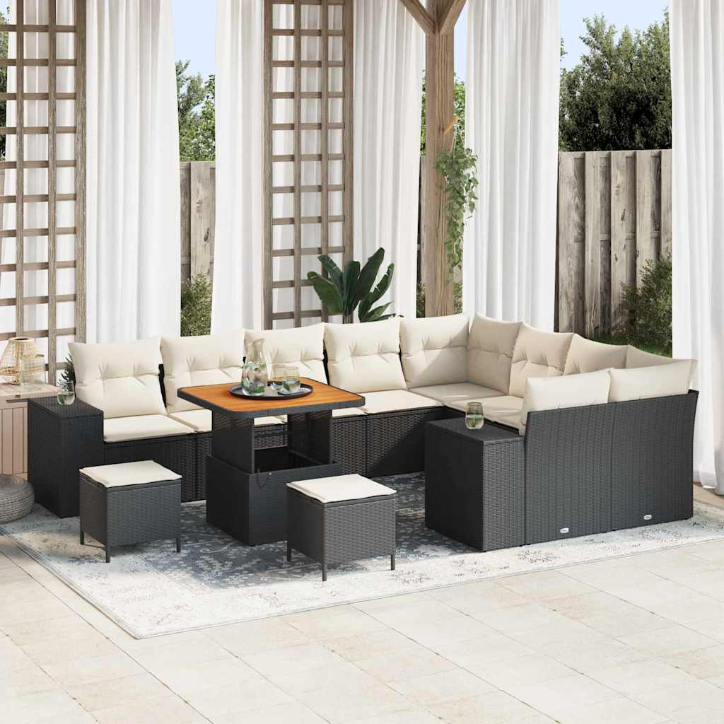 Tuin Sofa Set Met Kussen 12 Pcs 100 X 100 X 71 Cm