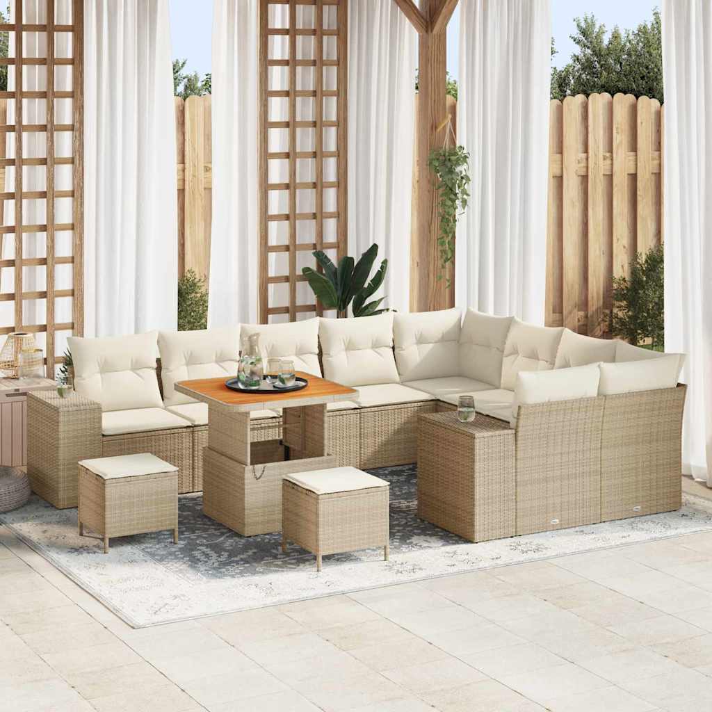 Tuin Sofa Set Met Kussen 12 Pcs 100 X 100 X 71 Cm