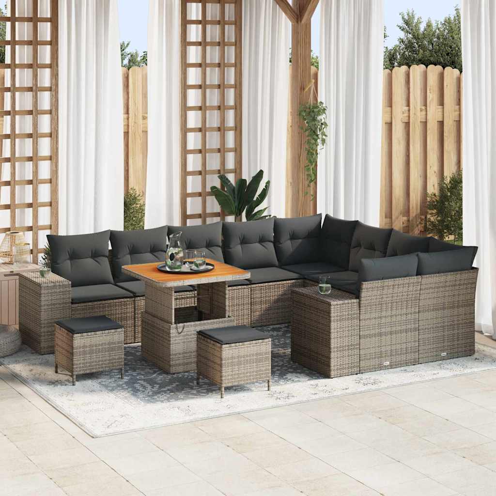 Tuin Sofa Set Met Kussen 12 Pcs 100 X 100 X 71 Cm