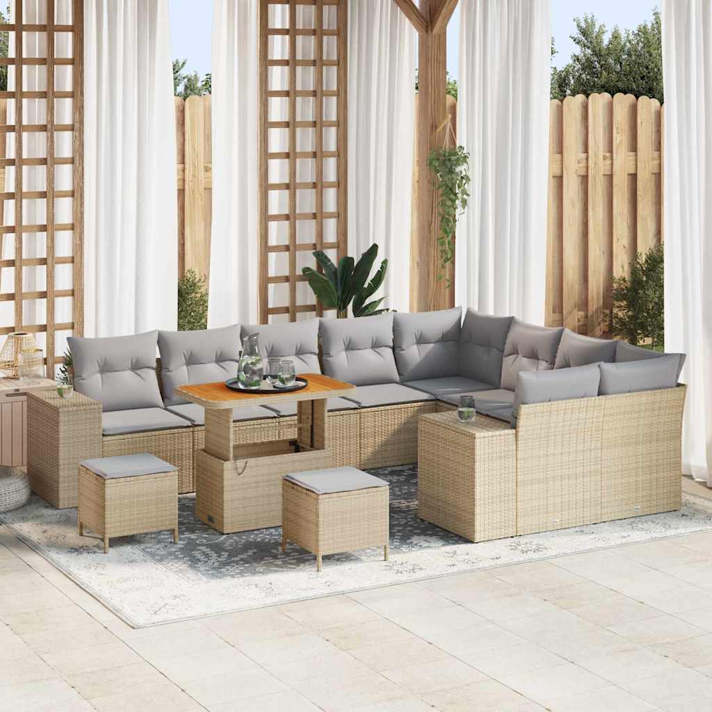 Tuin Sofa Set Met Kussen 12 Pcs 100 X 100 X 71 Cm