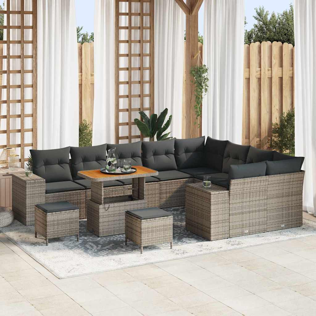 Tuin Sofa Set Met Kussen 12 Pcs 100 X 100 X 71 Cm