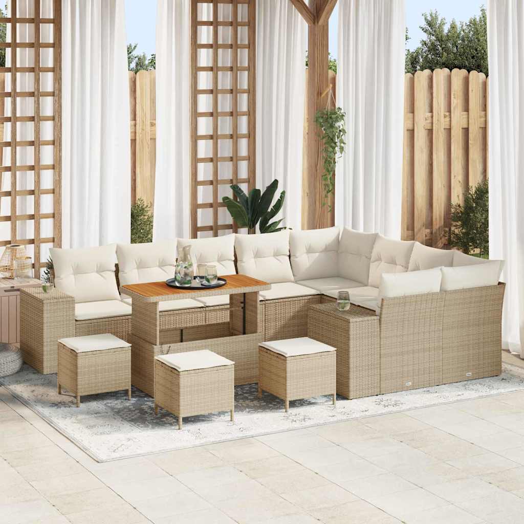 Tuin Sofa Set Met Kussen 12 Pcs 100 X 100 X 71 Cm