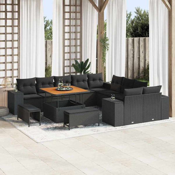 Tuin Sofa Set 13 Pcs En Crème 100 X 100 X 71 Cm