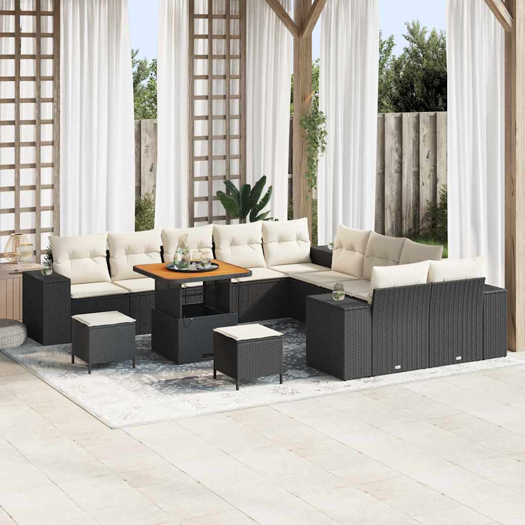 Tuin Sofa Set 13 Pcs En Crème 100 X 100 X 71 Cm