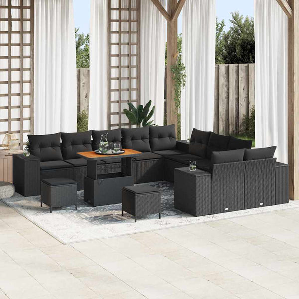 Tuin Sofa Set 13 Pcs En Crème 100 X 100 X 71 Cm