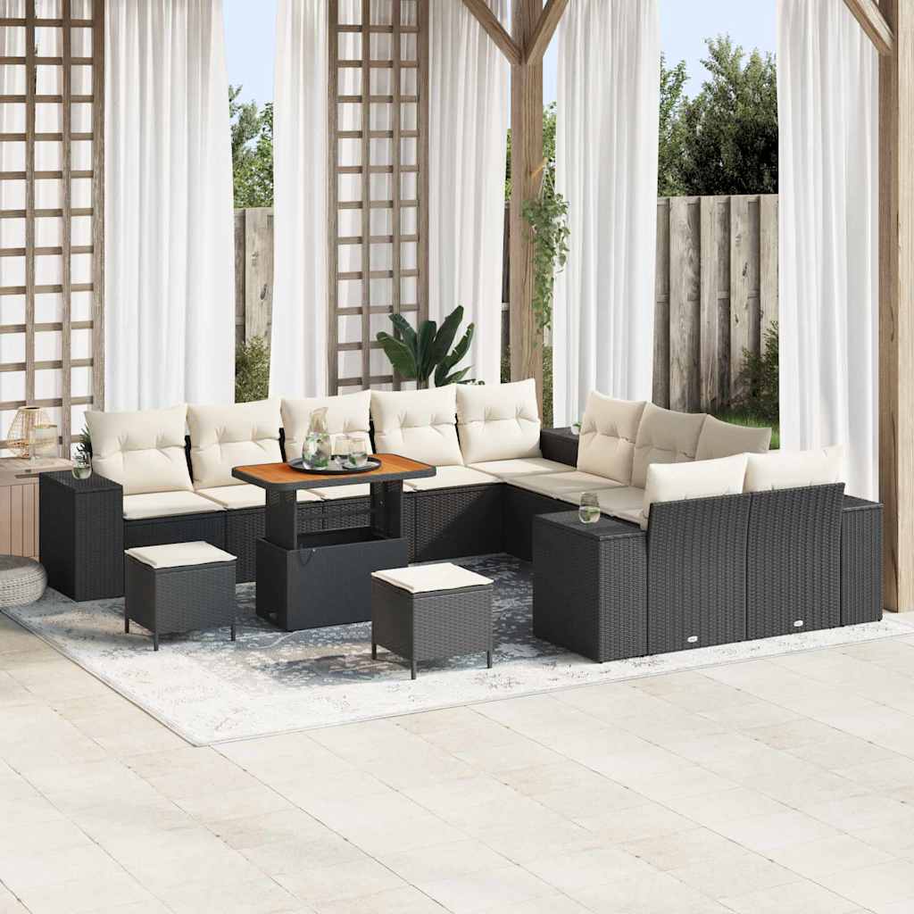 Tuin Sofa Set 13 Pcs En Crème 100 X 100 X 71 Cm