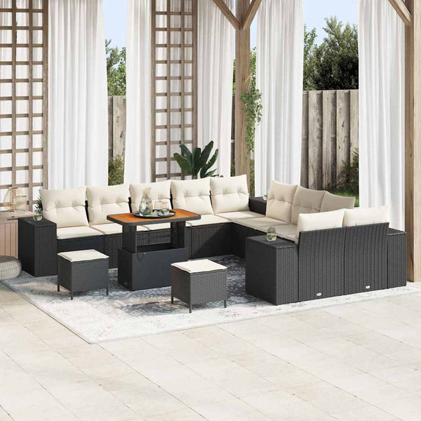 Tuin Sofa Set 13 Pcs En Crème 100 X 100 X 71 Cm