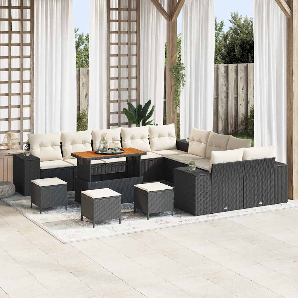 Tuin Sofa Set 13 Pcs En Crème 100 X 100 X 71 Cm
