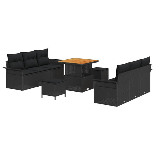 Tuin Sofa Set Met Kussen Met Opslag 9 Pcs 80 X 80 X 71 Cm