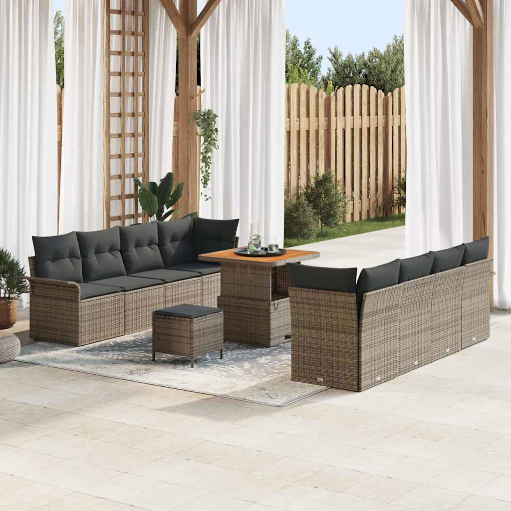 Tuin Sofa Set Met Kussen 11 Pcs 80 X 80 X 71 Cm