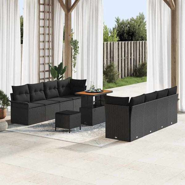 Tuin Sofa Set Met Kussen 11 Pcs 80 X 80 X 71 Cm