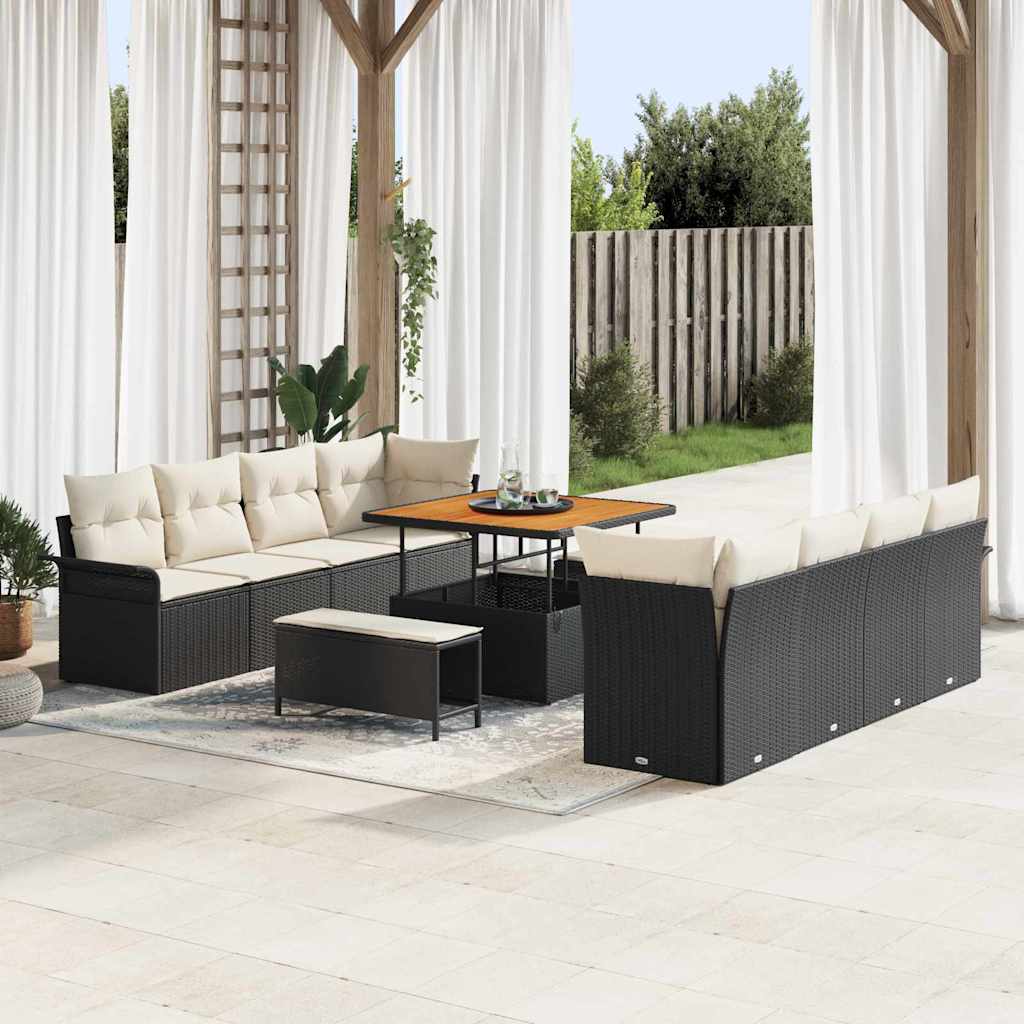 Tuin Sofa Set Met Kussen 11 Pcs 80 X 80 X 71 Cm