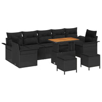 Tuin Sofa Set Met Kussen 10 Pcs 90 X 55 X 71 Cm