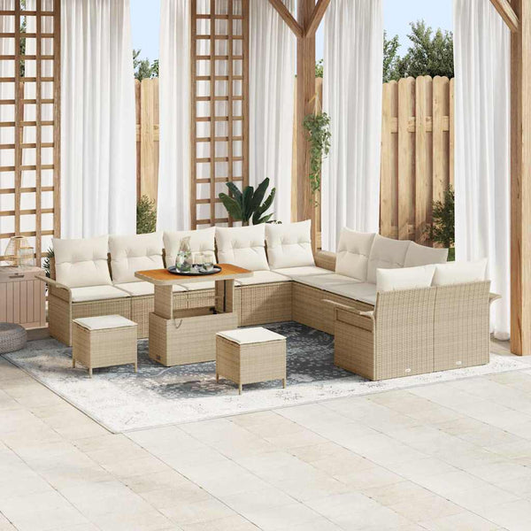 Tuin Sofa Set Met Kussen 13 Pcs 100 X 100 X 71 Cm