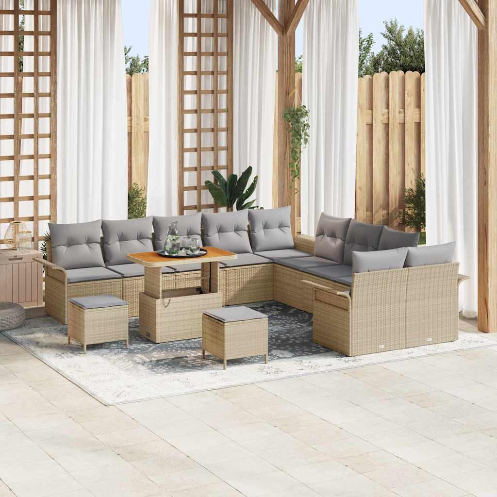 Tuin Sofa Set Met Kussen 13 Pcs 100 X 100 X 71 Cm