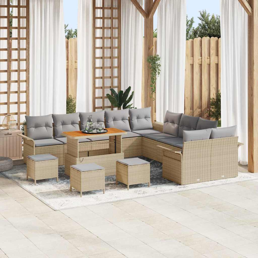 Tuin Sofa Set Met Kussen 13 Pcs 100 X 100 X 71 Cm