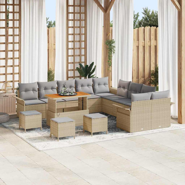 Tuin Sofa Set Met Kussen 13 Pcs 100 X 100 X 71 Cm
