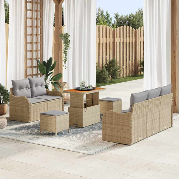Tuin Sofa Set Met Kussen Met Opslag 8 Pcs 80 X 80 X 71 Cm