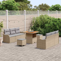 Tuin Sofa Set 9 Pcs En Licht Grijs 80 X 80 X 71 Cm