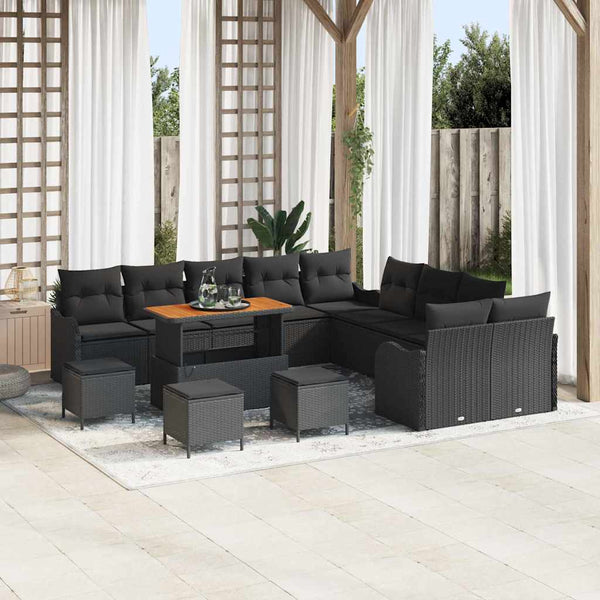 Tuin Sofa Set 13 Pcs En Crème 100 X 100 X 71 Cm