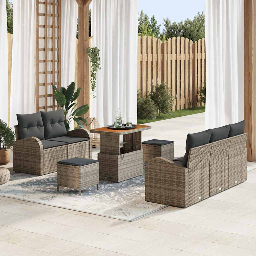 Tuin Sofa Set Met Kussen Met Opslag 8 Pcs 80 X 80 X 71 Cm