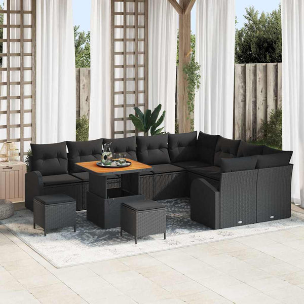 Tuin Sofa Set Met Kussen 12 Pcs 100 X 100 X 71 Cm