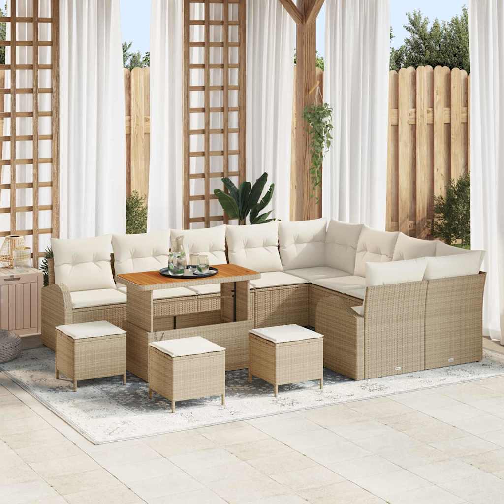 Tuin Sofa Set Met Kussen 12 Pcs 100 X 100 X 71 Cm
