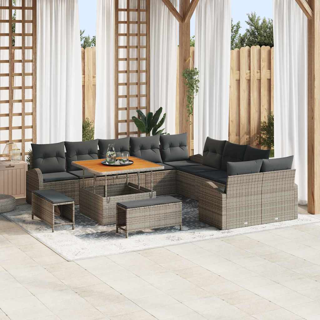 Tuin Sofa Set Met Kussen 13 Pcs 100 X 100 X 71 Cm
