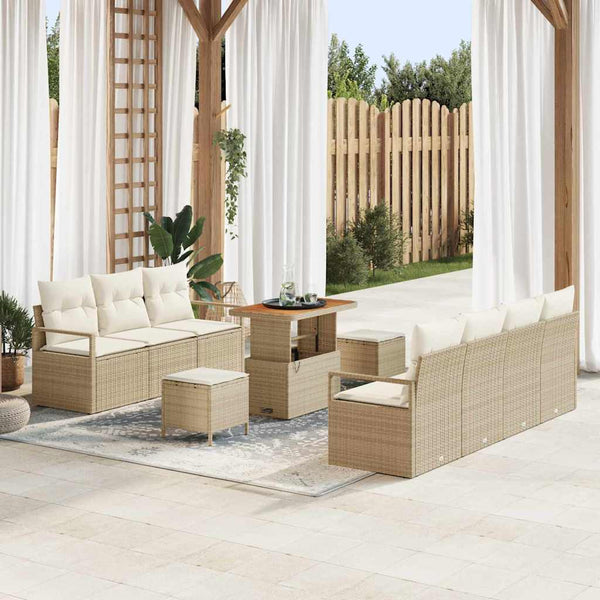 Tuin Sofa Set Met Kussen 10 Pcs 80 X 80 X 71 Cm