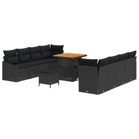 Tuin Sofa Set Met Kussen 11 Pcs 80 X 80 X 71 Cm