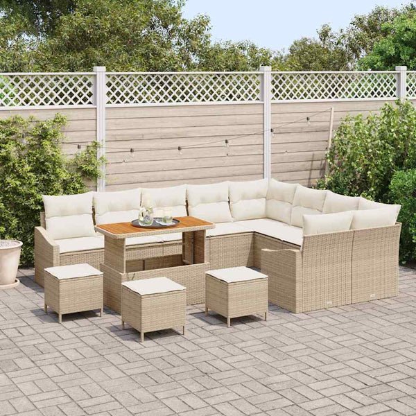 Tuin Sofa Set Met Kussen 12 Pcs 100 X 100 X 71 Cm