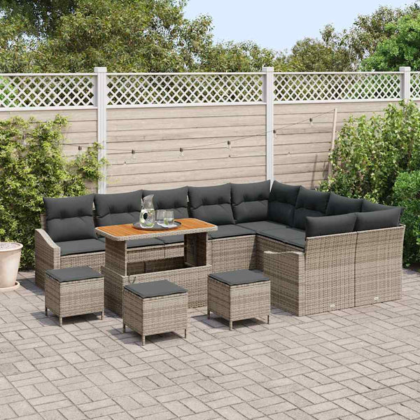 Tuin Sofa Set Met Kussen 12 Pcs 100 X 100 X 71 Cm