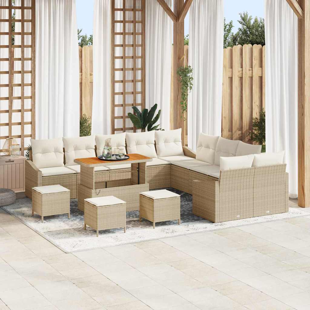 Tuin Sofa Set Met Kussen 13 Pcs 100 X 100 X 71 Cm