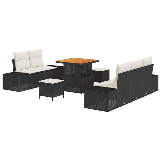 Tuin Sofa Set Met Kussen 8 Pcs En Crème 80 X 80 X 71 Cm